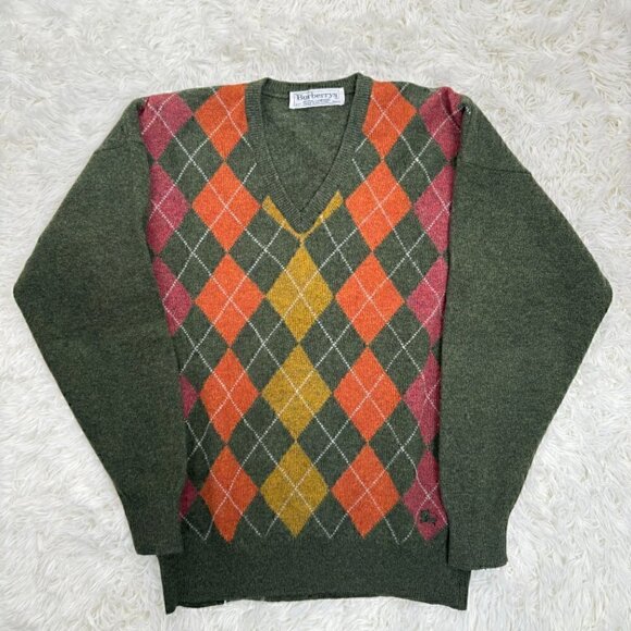 Burberrys Vintage Pure Lambswool Sweater Unisex - Picture 4 of 9